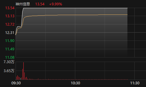 跨境支付概念走高，吉大正元、神州信息涨停，优博讯等大涨