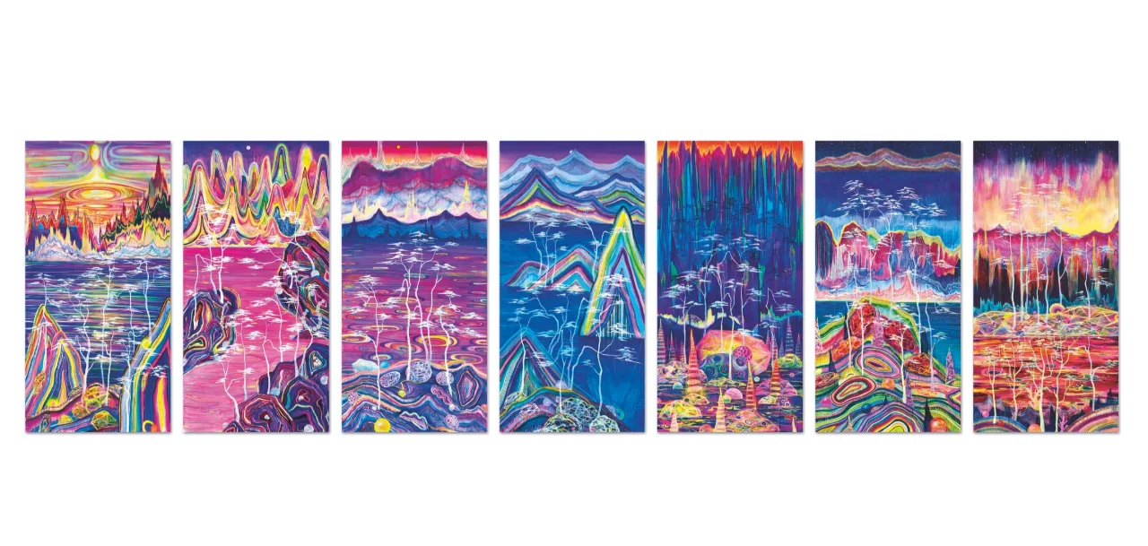 荧光的河流:黄宇兴的绘画宇宙