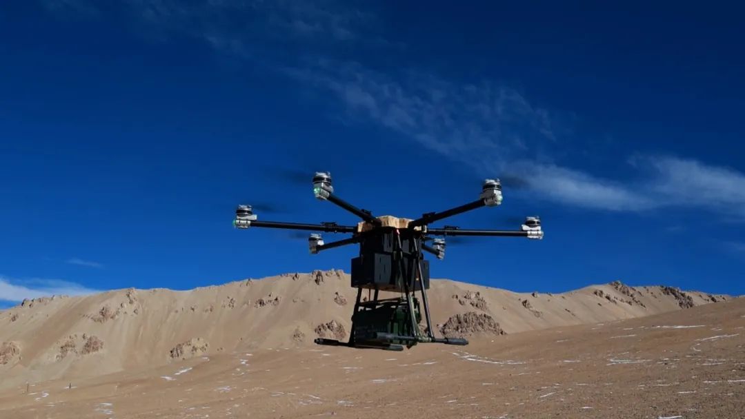 尾座式无人机亮相高原山区防灾救灾演习