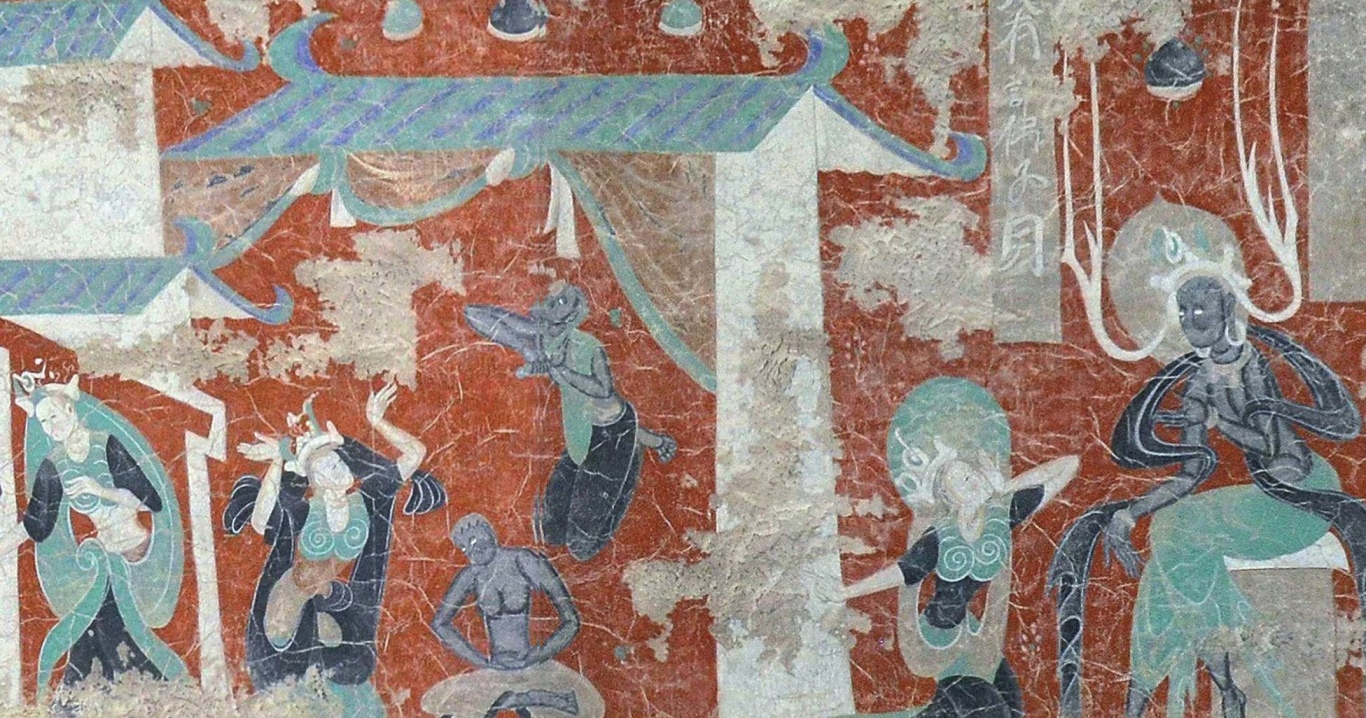 西晋壁画墓和敦煌博物馆：藻井上的那朵莲花丨从长安到敦煌（7）