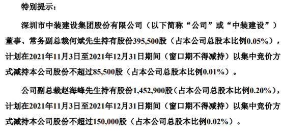中光防雷：董事长等拟合计减持不超1.22%公司股份