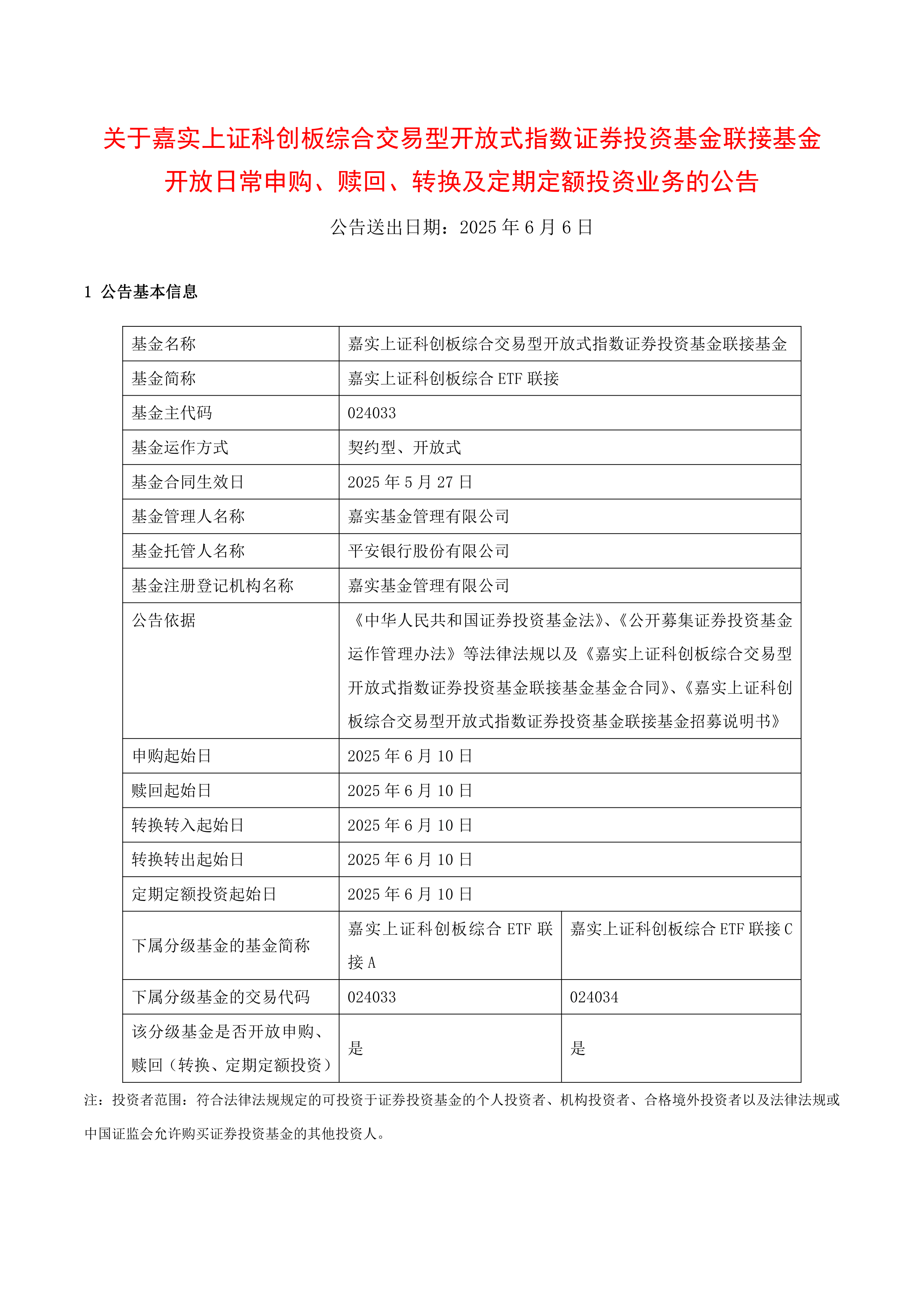 嘉实恒生港股通科技主题ETF成立 募集2.479亿元