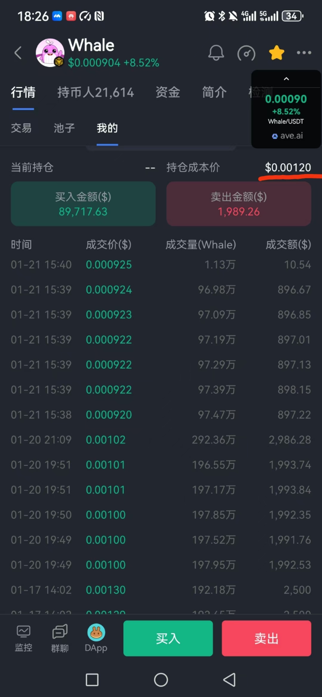 中油资本8月6日大宗交易成交297.96万元