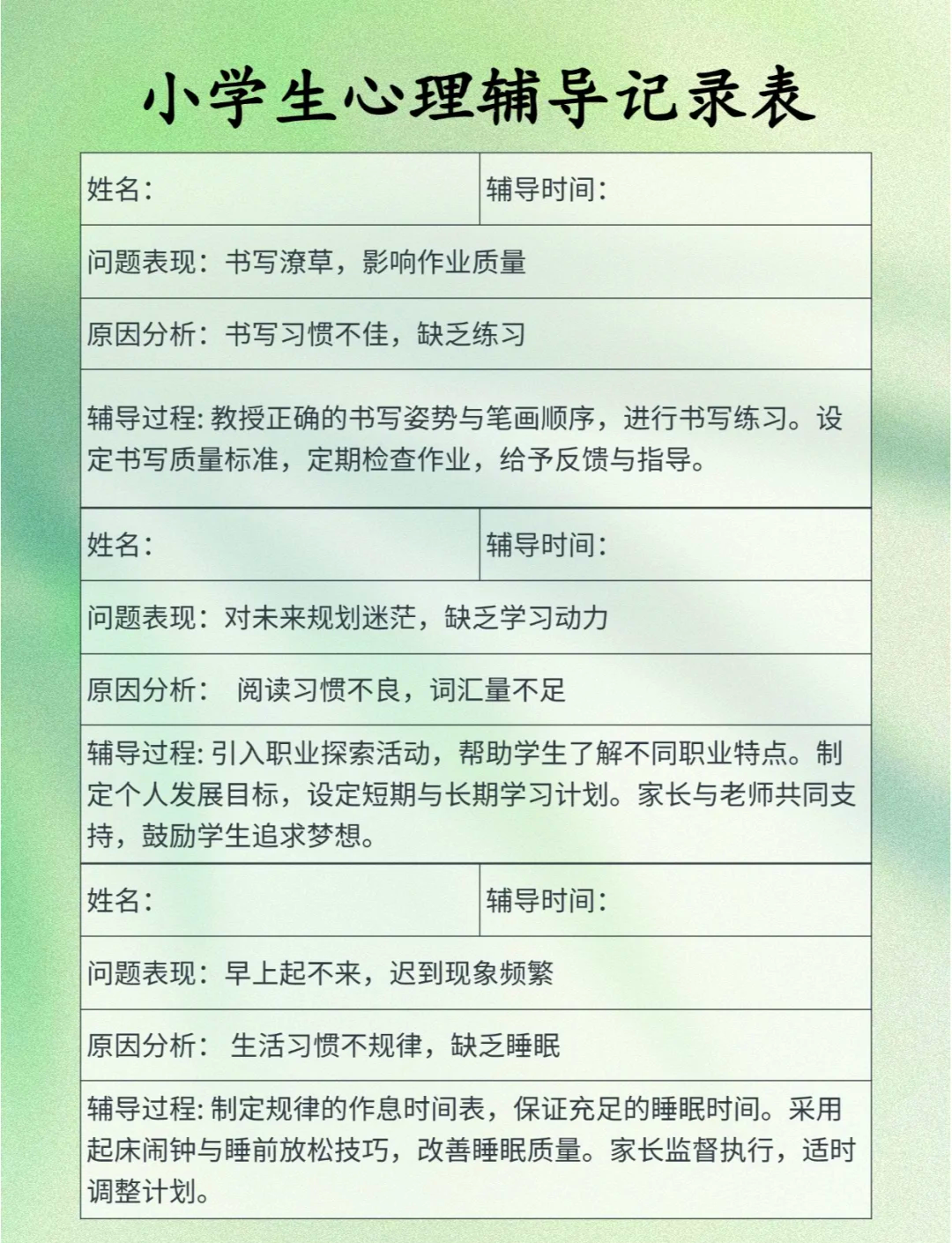 中小学生常见心理问题的识别与应对方法
