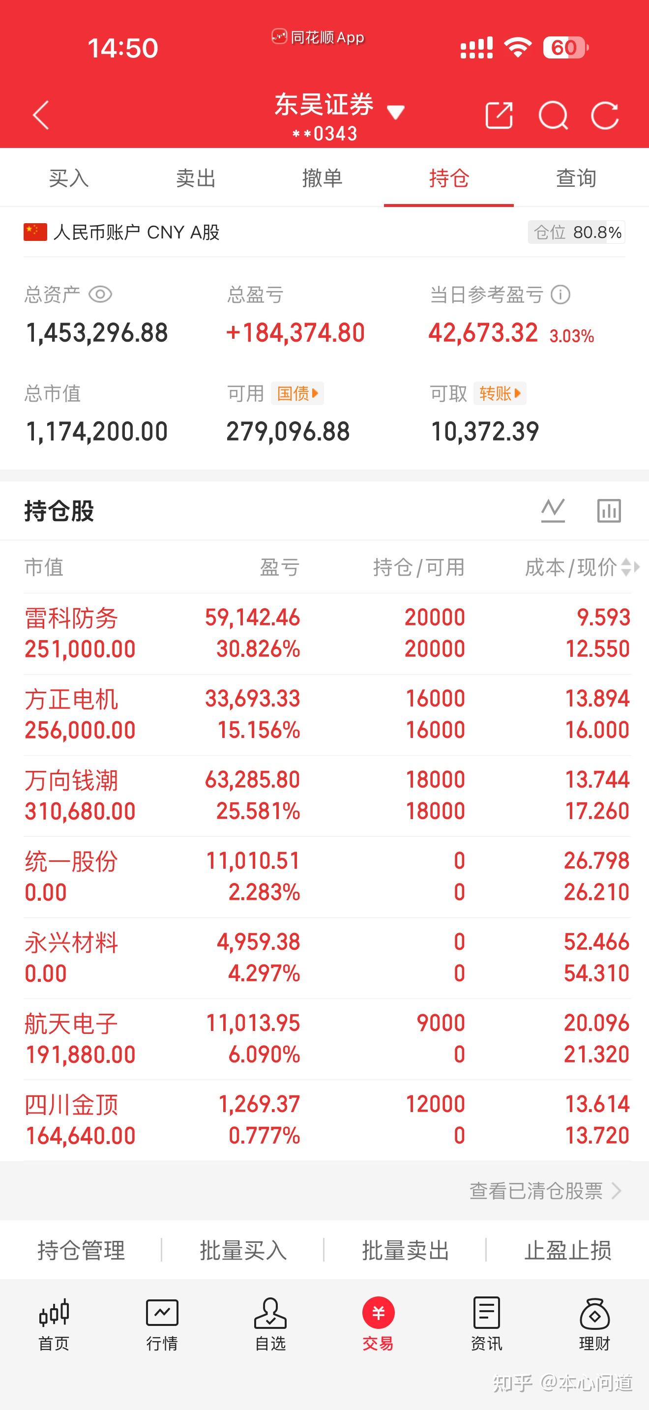 万向钱潮录得5天3板
