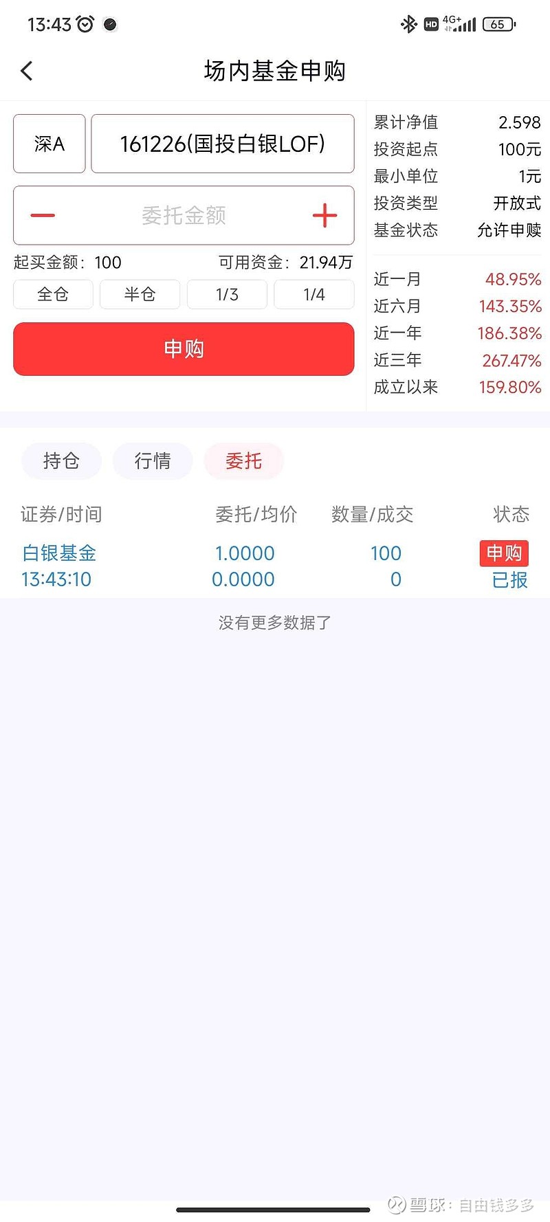 溢价率再次逼近50% 国投白银LOF：将于1月29日开市起至当日10:30停牌